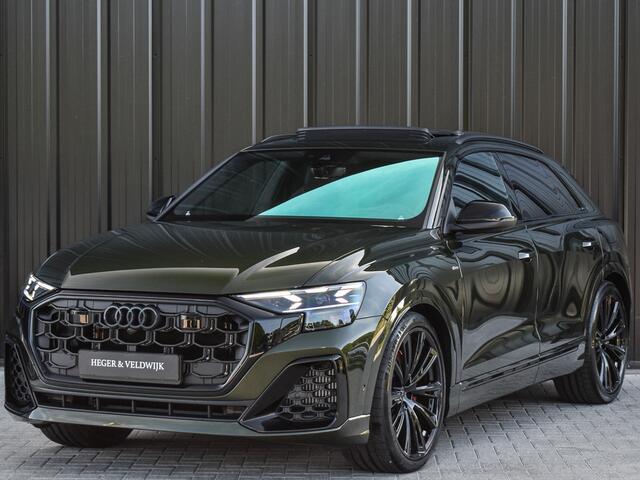 Audi Q8 60 TFSI e quattro Pro Line S Competition | B&O ADVANCED | PANORAMADAK | MASSAGE STOELEN | 4 WIEL BESTURING | ALCANTARE HEMEL | SOFT CLOSE | ELEKTR. TREKHAAK | STOELVERWARMING + VENTILATIE | AKOESTISCH GLAS | OLED ACHTERLICHTEN