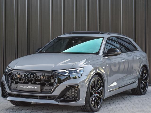 Audi Q8 60 TFSI e quattro Pro Line S Competition | B&O ADVANCED | PANORAMADAK | MASSAGE STOELEN | 4 WIEL BESTURING | ALCANTARE HEMEL | SOFT CLOSE | ELEKTR. TREKHAAK | STOELVERWARMING + VENTILATIE | AKOESTISCH GLAS | OLED ACHTERLICHTEN