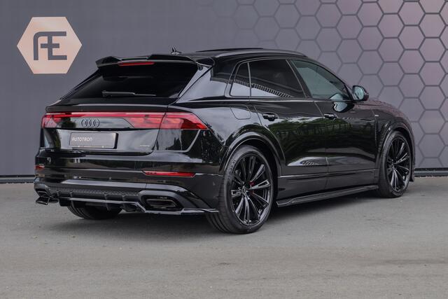 Audi Q8 60 TFSI e quattro Pro Line S Competition 490pk ACHTERAS BESTURING| STOELVERWARMING & VERKOELING | MASSAGE | ADAPTIVE | TREKHAAK | SFEERVERLICHTING | RED STITCHING |