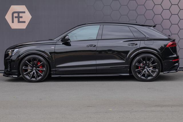 Audi Q8 60 TFSI e quattro Pro Line S Competition 490pk ACHTERAS BESTURING| STOELVERWARMING & VERKOELING | MASSAGE | ADAPTIVE | TREKHAAK | SFEERVERLICHTING | RED STITCHING |