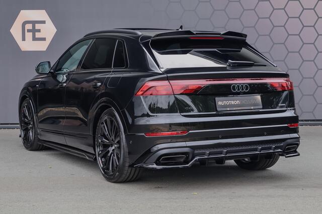 Audi Q8 60 TFSI e quattro Pro Line S Competition 490pk ACHTERAS BESTURING| STOELVERWARMING & VERKOELING | MASSAGE | ADAPTIVE | TREKHAAK | SFEERVERLICHTING | RED STITCHING |