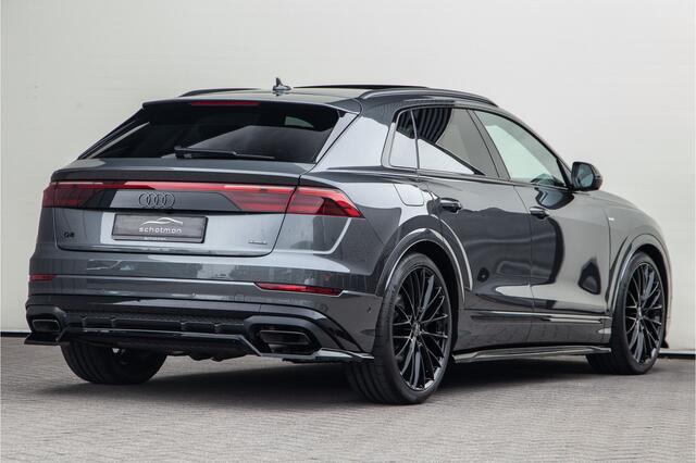 Audi Q8 60 TFSI e quattro Competition Pano, Aero-pack, RS stoelen, Carbon, 23"