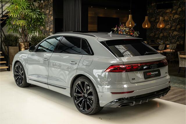 Audi Q8 60 TFSI e Competition | 5 jaar garantie | Alcantara hemel | Softclose | Trekhaak | 360 | HUD |
