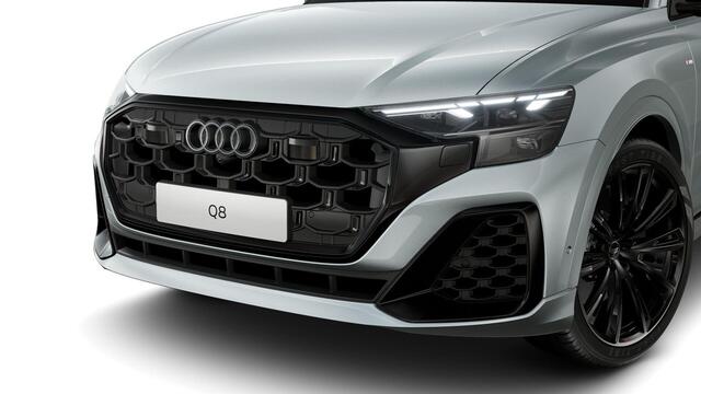 Audi Q8 55 TFSI e quattro Pro Line S 394pk | Panoramadak | B&O | Vierwielbesturing | Ass.Plus.Remote | Sportstoel Plus | 23'' inch Zwart | Trekhaak |