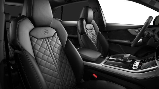 Audi Q8 55 TFSI e quattro Pro Line S 394pk | Panoramadak | B&O | Vierwielbesturing | Ass.Plus.Remote | Sportstoel Plus | 23'' inch Zwart | Trekhaak |