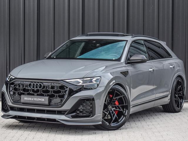 Audi Q8 60 TFSI e QUATTRO ABT AERO COMPETITION | ABT LEGACY WHEELS | B&O ADVANCED | PANORAMADAK | MASSAGE STOELEN | 4 WIEL BESTURING | ALCANTARE HEMEL | SOFT CLOSE | ELEKTR. TREKHAAK | STOELVERWARMING + VENTILATIE | AKOESTISCH GLAS | OLED ACHTERLICHTEN