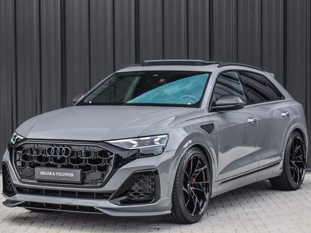 Audi Q8 60 TFSI e QUATTRO ABT AERO COMPETITION | ABT LEGACY WHEELS | B&O ADVANCED | PANORAMADAK | MASSAGE STOELEN | 4 WIEL BESTURING | ALCANTARE HEMEL | SOFT CLOSE | ELEKTR. TREKHAAK | STOELVERWARMING + VENTILATIE | AKOESTISCH GLAS | OLED ACHTERLICHTEN