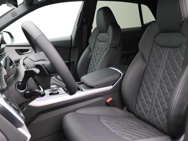 Audi Q8 60 TFSIe quattro Pro Line S Competition 489PK Tipt Panoramadak, 360 gr. camera, trekhaak, leder, Laser-led, Bang&Olufsen, head-up, stoelventilatie, luchtvering, 23" lichtmetaal