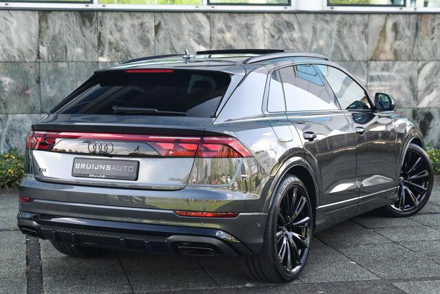 Audi Q8 60 TFSI e quattro Pro Line S Competition Audi Exclusive Cognac|B&O Advanced|4W-sturing|Massage|Trekhaak|Carbon|