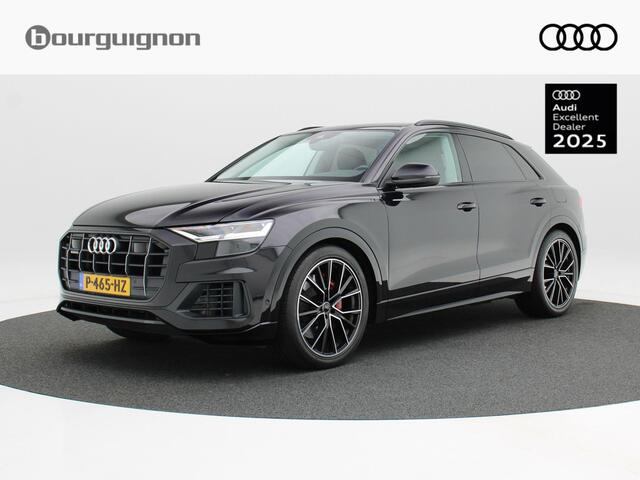 Audi Q8 55 TFSi e 381 Pk Automaat | Full LED | Leder | Navi | Adapt. Cruise | Trekhaak | Elek. Achterklep | 22 Inch | 54.382 Km!!