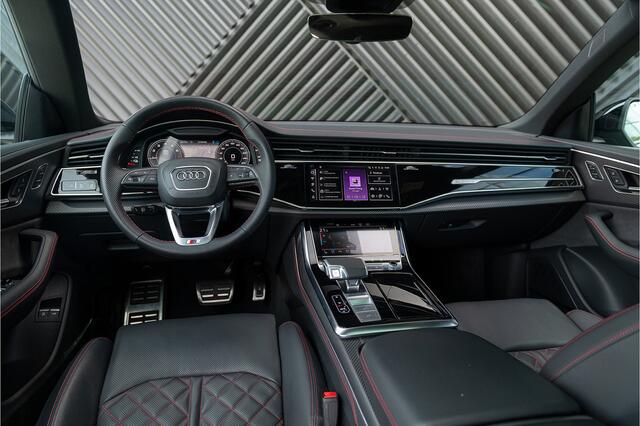 Audi Q8 60 TFSI e quattro S-Line Competition Panodak ACC Achteras Bestr. Head Up 360 Oled Massage Softcl. B&O Stoelvent. Trekhaak