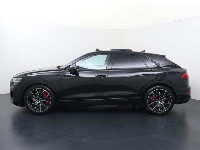 Audi Q8 60 TFSI e quattro Pro Line S Competition | 490 PK | SoH 100% | Trekhaak | Panoramadak | Head-Up display | Luxe lederen bekleding | 22" LM velgen | 360 graden camera |