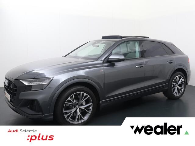 Audi Q8 55 TFSI quattro Pro Line Plus | 340 PK | Automaat | S-line | Adaptive Cruisecontrol | Stoelverwarming | Panoramadak |
