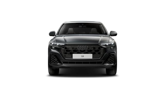 Audi Q8 55 TFSI e 394 Tiptronic Pro Line S Automaat | Vierwielbesturing | Glazen panoramadak | Optiekpakket zwart plus | Privacy glas (donker getint) | Sportstoelen plus voorin | Bang & Olufsen Premium 3D
