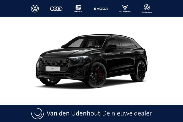 Audi Q8 55 TFSI e 394 Tiptronic Pro Line S Automaat | Vierwielbesturing | Privacy glas (donker getint) | Glazen panoramadak | Bang & Olufsen Premium 3D | Sportstoelen plus voorin | Optiekpakket zwart plus | Velgen Audi Sport, 10-spaak-trapezoïde, zwart, 10,0Jx23,