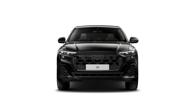 Audi Q8 55 TFSI e 394 Tiptronic Pro Line S Automaat | Vierwielbesturing | Privacy glas (donker getint) | Glazen panoramadak | Bang & Olufsen Premium 3D | Sportstoelen plus voorin | Optiekpakket zwart plus | Velgen Audi Sport, 10-spaak-trapezoïde, zwart, 10,0Jx23,