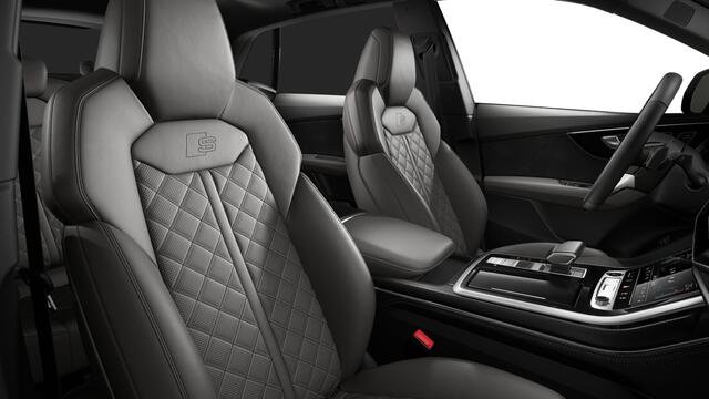 Audi Q8 55 TFSI e 394 Tiptronic Pro Line S Automaat | Vierwielbesturing | Privacy glas (donker getint) | Glazen panoramadak | Bang & Olufsen Premium 3D | Sportstoelen plus voorin | Optiekpakket zwart plus | Velgen Audi Sport, 10-spaak-trapezoïde, zwart, 10,0Jx23,