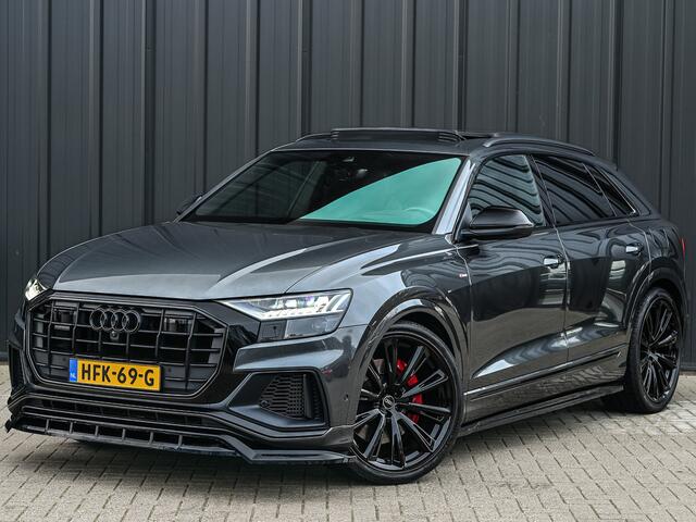Audi Q8 60 TFSI e QUATTRO PRO LINE S COMPETITION | SUPER SPORT STOELEN | KEYLESS | B&O SOUDN | PANORAMADAK | ADAPTIVE CRUISE | NACHTZICHT PAKKET | STOEL- EN STUURVERWARMING | AMBIANCE INTERIEUR | HEAD-UP | LUCHTVERING | EL. TREKHAAK