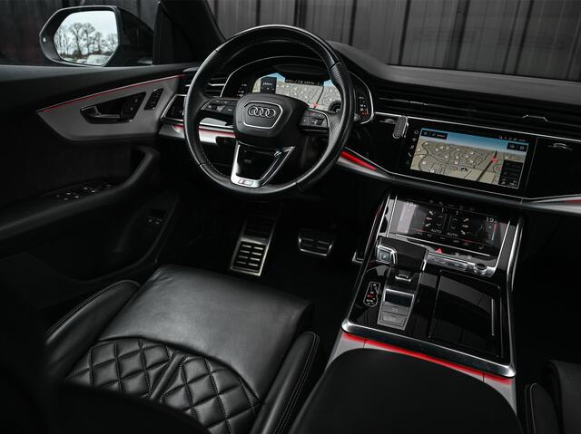 Audi Q8 60 TFSI e QUATTRO PRO LINE S COMPETITION | SUPER SPORT STOELEN | KEYLESS | B&O SOUDN | PANORAMADAK | ADAPTIVE CRUISE | NACHTZICHT PAKKET | STOEL- EN STUURVERWARMING | AMBIANCE INTERIEUR | HEAD-UP | LUCHTVERING | EL. TREKHAAK