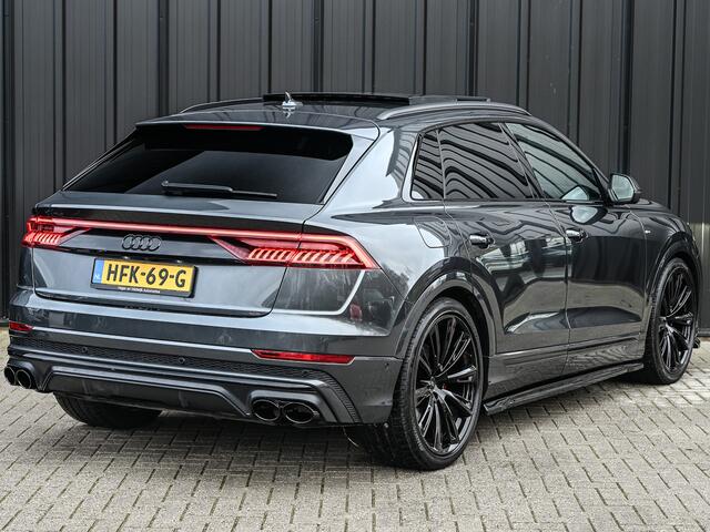 Audi Q8 60 TFSI e QUATTRO PRO LINE S COMPETITION | SUPER SPORT STOELEN | KEYLESS | B&O SOUDN | PANORAMADAK | ADAPTIVE CRUISE | NACHTZICHT PAKKET | STOEL- EN STUURVERWARMING | AMBIANCE INTERIEUR | HEAD-UP | LUCHTVERING | EL. TREKHAAK