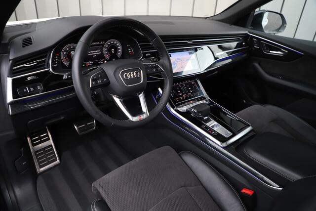 Audi Q8 55 TFSI quattro Pro Line S | 340PK | Luchtvering | Achterasbesturing | Head-up | Memory | B&O | Sfeerverlichting | Keyless-go | Stuurwielverw. | Standkachel | 2019.
