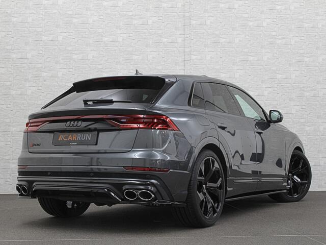 Audi Q8 SQ8 4.0 V8 | RS-Stoelen | Panorama | Massage | Ventilatie | 23'' | B&O Sound | Trekhaak | Bovag Garantie | Carbon | Luchtvering | Black-Optic | Nw.Pr, 220733,= | Memory | Leder | Matrix-LED | Carplay | 57800,= ex bpm en btw export | BTW Auto 81300,= ex b