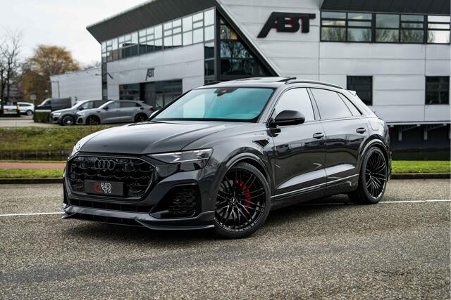 Audi Q8 60 TFSI e ABT Aero Competition | Audi Exclusive Brand Hatch grey | Advanced onderstel | Stoelventilatie + massagefunctie | Uitgebreid lederpakket | Carbon | Head up | B&O | Servosluiting