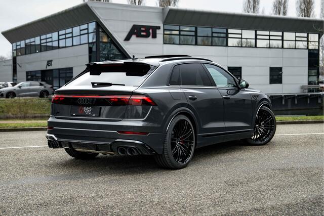 Audi Q8 60 TFSI e ABT Aero Competition | Audi Exclusive Brand Hatch grey | Advanced onderstel | Stoelventilatie + massagefunctie | Uitgebreid lederpakket | Carbon | Head up | B&O | Servosluiting
