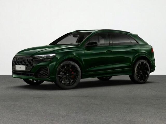 Audi Q8 Pro Line S 55 TFSI e 394 pk | Midnight emerald green | Glazen panoramadak | Bang & Olufsen Premium 3D | Sportstoelen plus voorin |