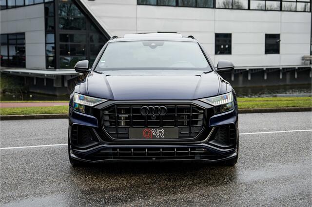 Audi Q8 55 TFSIe 465 pk ABT Aero Pro Line S | ABT Power S 465pk | Panoramadak | Carbon exterieur pakket | Uitgebreid leder pakket | Rode stiksels | B&O premium | panorama dak | Matrix LED | massage | S-Sportstoelen