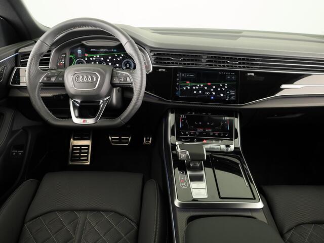 Audi Q8 60 TFSI e quattro Pro Line S Competition 490 PK | Panoramadak | Vier wiel besturen | Exclusive lak | Stoel ventilatie | Verlengde garantie |