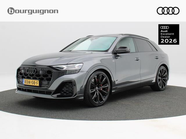 Audi Q8 60 TFSi e 490 Pk quattro S-Line Competition | Trekhaak | Panoramadak | Bang & Olufsen | Stoel Ventilatie/Verwarming | Luchtvering | Vierwielbesturing | Laser LED | 23 Inch