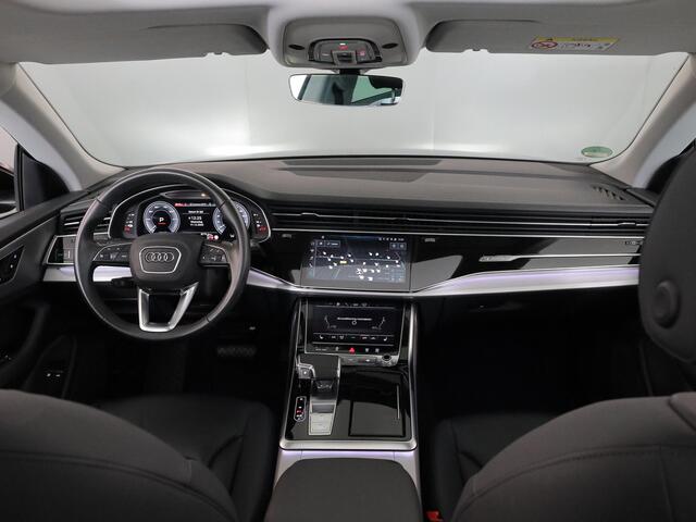 Audi Q8 55 TFSIe quattro Pro Line Plus 380pk | Unieke Auto | Panoramadak | Zeer weinig km's | 21 inch lichtmetalen velgen | 360 graden camera |