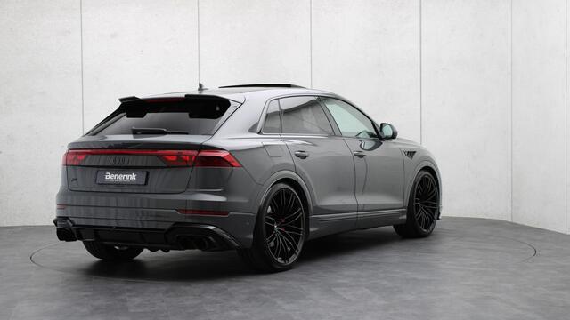 Audi Q8 60 TFSI e quattro ABT 'Nimbus Grey' | B&O 3D | Massage | Onderstel Advanced | Soft-Close | Head-up | Trekhaak | Panoramadak | Stoelventilatie