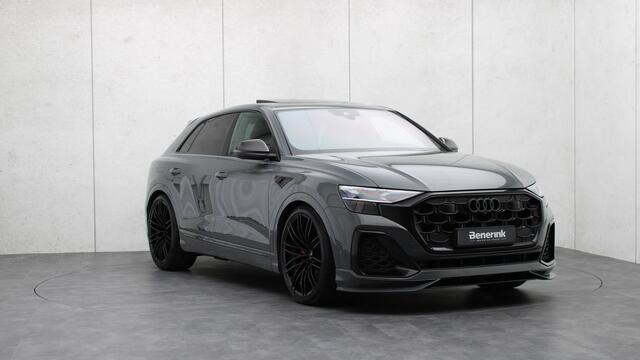 Audi Q8 60 TFSI e quattro ABT 'Nimbus Grey' | B&O 3D | Massage | Onderstel Advanced | Soft-Close | Head-up | Trekhaak | Panoramadak | Stoelventilatie