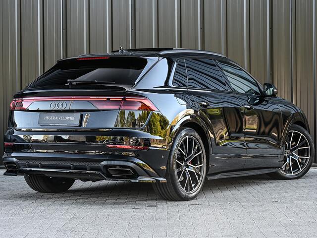Audi Q8 55 TFSI e quattro Pro Line S | Memory seats | 360 Camera | Keyless | Soft close | Adaptive cruise | Panoramadak | B&O sound | Achterbank verwarmd | Ambiance interieur | El. trekhaak