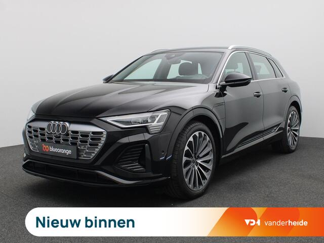 Audi Q8 e-tron 55 quattro S Edition 115 kWh 408PK Aut. SOH 89,17%, Trekhaak, Memorystoel, Leder, Head-Up Display, Keyless, 360gr. Camera, 21" LM Velgen, B&O Audio