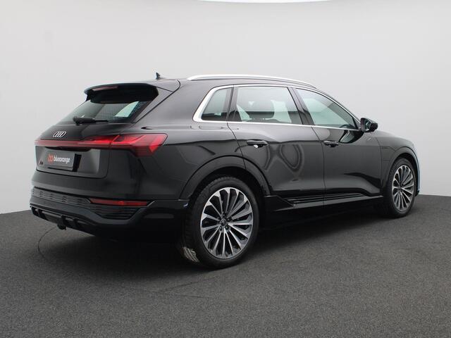 Audi Q8 e-tron 55 quattro S Edition 115 kWh 408PK Aut. SOH 89,17%, Trekhaak, Memorystoel, Leder, Head-Up Display, Keyless, 360gr. Camera, 21" LM Velgen, B&O Audio