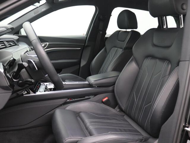 Audi Q8 e-tron 55 quattro S Edition 115 kWh 408PK Aut. SOH 89,17%, Trekhaak, Memorystoel, Leder, Head-Up Display, Keyless, 360gr. Camera, 21" LM Velgen, B&O Audio