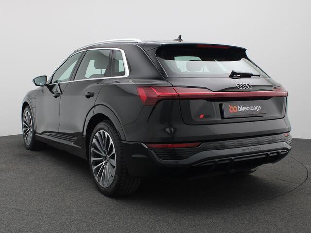 Audi Q8 e-tron 55 quattro S Edition 115 kWh 408PK Aut. SOH 89,17%, Trekhaak, Memorystoel, Leder, Head-Up Display, Keyless, 360gr. Camera, 21" LM Velgen, B&O Audio