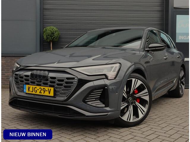 Audi Q8 e-tron 55 quattro S Edition 115 kWh | 94% SOH | Pano | B&O | 22Kw Boordlader | Airco separaat | HUD | 360 | 22 Inch