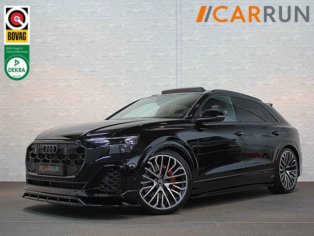 Audi Q8 60e 490pk Competition R.S-Stoelen | 4WS Achteras Besturing | OLED | Laser | SQ8 Uitgevoerd | Massage | Ventilatie | Valcona Leder+ Pakket | B&O Sound | 23'' | Alcantara hemel | Head-Up | Soft-Close | Panodak | 2x Memory | Trekhaak | Keyless-Entry | Luchtv