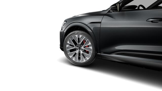 Audi Q8 e-tron 55 quattro Advanced Edition 115 kWh S line interieur - Panoramadak - Head up - Adaptieve Cruise Control - Elektrisch verstelbaar stuurwiel - Servosluiting - Parkeerassistent - S Sportstoelen -