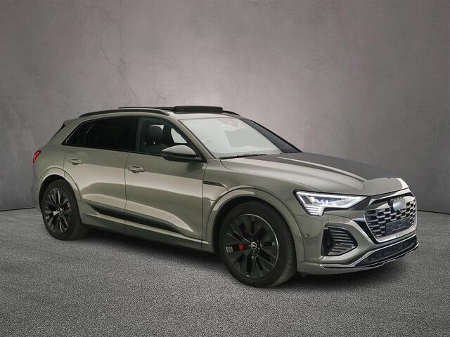 Audi Q8 e-tron 55 quattro S Edition 408PK 115 kWh | Pano | Head-up | Servo | Top-view | B& O | Alcantara | Privacy-Glas | Ambient-Lightning | Comfort-Sleutel | Digitale-Matrix |
