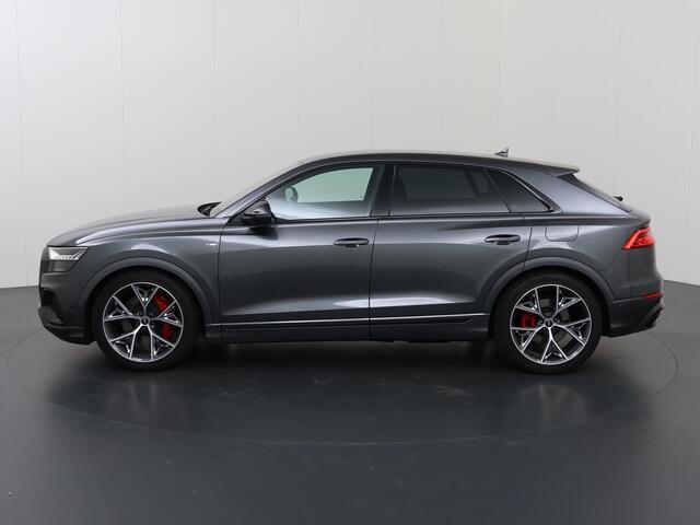 Audi Q8 60 TFSI e quattro Pro Line S Competition | S-Sportstoelen | Trekhaak | Stoelverwarming/Ventilatie/Massage | B&O Audio | Ambienteverlichtingspakket | MATRIX LED | Optiek-Pakket-Zwart | 360 Camera |