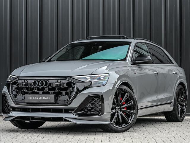 Audi Q8 60 TFSI e quattro Pro Line S Competition | B&O Advanced | Audi Exclusive | 5 Jaar Garantie | Panoramadak | Massage Stoelen | 4 Wiel Besturing | Alcantara hemel | Soft-close | Stoel Ventilatie | Elektr. Trekhaak | Oled Achterlichten | 360 camera |