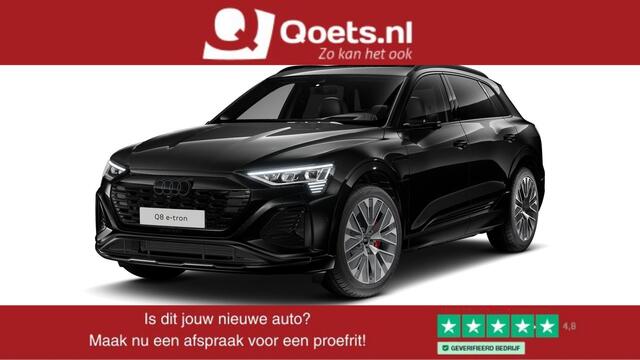 Audi Q8 e-tron 55 quattro Advanced Edition 115 kWh S line interieur - Panoramadak - Adaptieve Cruise Control - Audi virtual mirrors - Stoelverwarming vóór - Elektrisch verstelbaar stuurwiel - Uitgebreide interieurvoorverwarming -