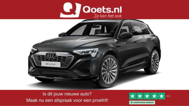 Audi Q8 e-tron 55 quattro S Edition 115 kWh Trekhaak - Panoramadak - Adaptieve Cruise Control - B&O - Stoelverwarming vóór - Sportstoelen - Uitgebreide interieurvoorverwarming - Parkeerassistent -
