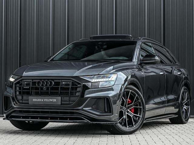 Audi Q8 60 TFSI e quattro Pro Line S Competition | Panoramadak | Luchtvering | B&O | Adaptive Cruise | Ambiance Interieur | 360 Camera | Memory Seats | Stuurverwarming |