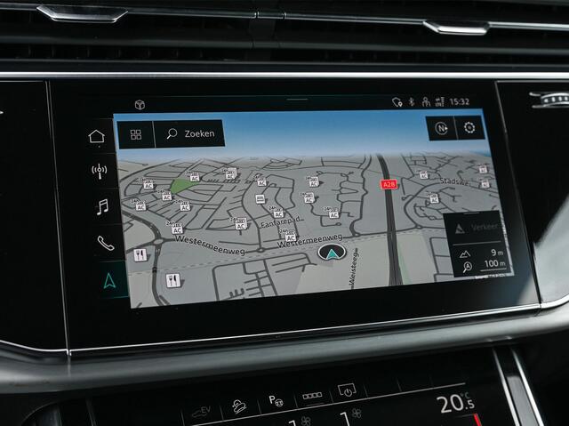 Audi Q8 60 TFSI e quattro Pro Line S Competition | Panoramadak | Luchtvering | B&O | Adaptive Cruise | Ambiance Interieur | 360 Camera | Memory Seats | Stuurverwarming |